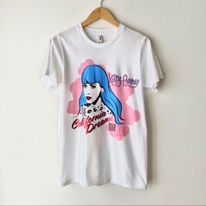 KATY PERRY White California Dreams 2011 Tour Tee S